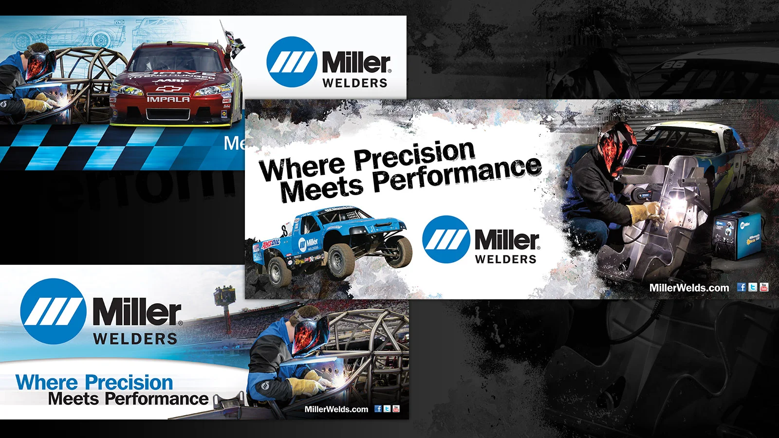 Display banners Miller Electric