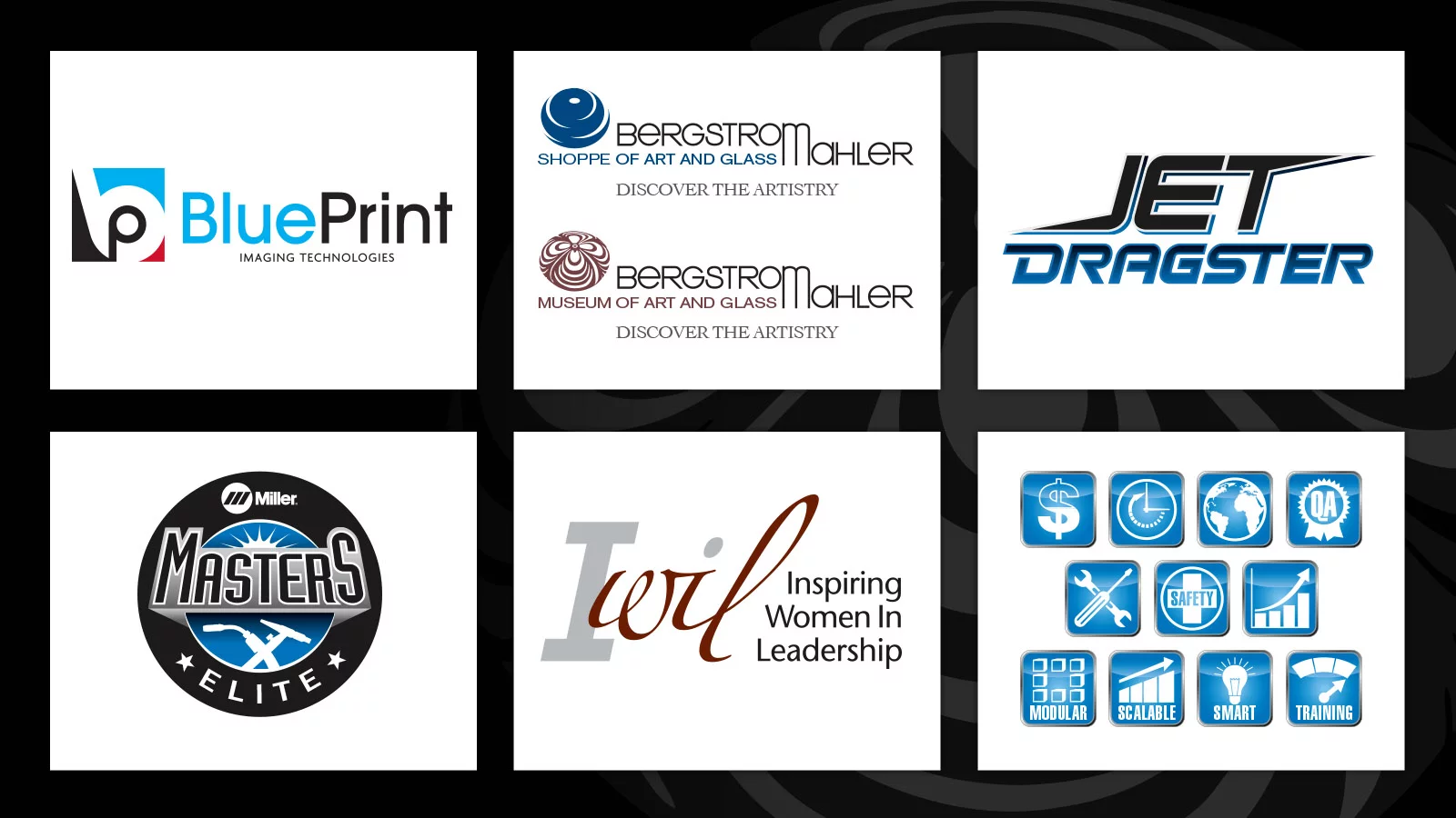 Various logos and Icons